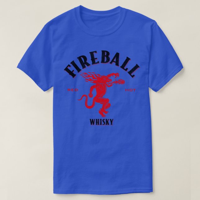 T-shirt Feu De Bonnet De Feu À L'Extérieur Whisky Lts (Design devant)