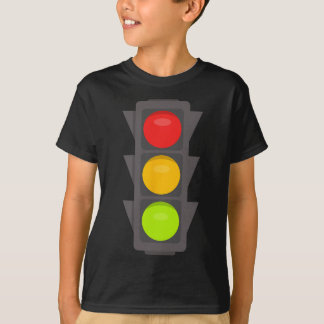 T-shirt Feu de circulation Halloween Costume Stop Go Red Y