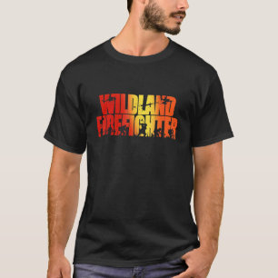 T-shirt Feu de feu Wildland de Mens Forest Feu de feu Wild