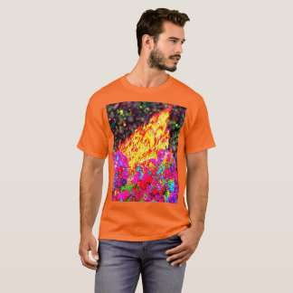 T-shirt Feu de Holi avec peinture et étincelles