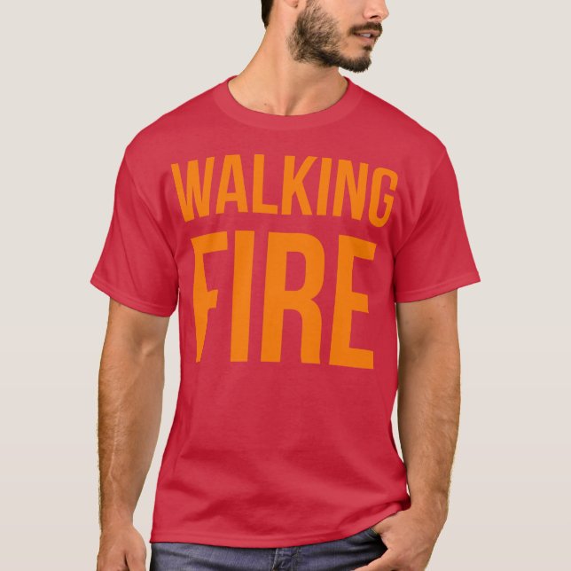 T-shirt Feu de marche (Devant)