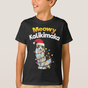 T-shirt Feu de Noël de Mele Kalikimaka Hawaiian