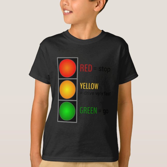 T-shirt Feu de signalisation (Devant)