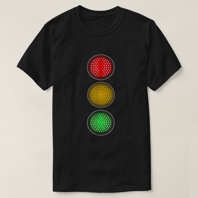 T-shirt Feu de signalisation Halloween costume de fête de  (Design devant)