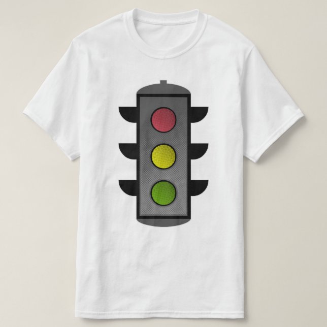 T-shirt Feu de trafic Pop Art (Design devant)