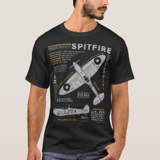 T-shirt Feu d'éclat de supermarine