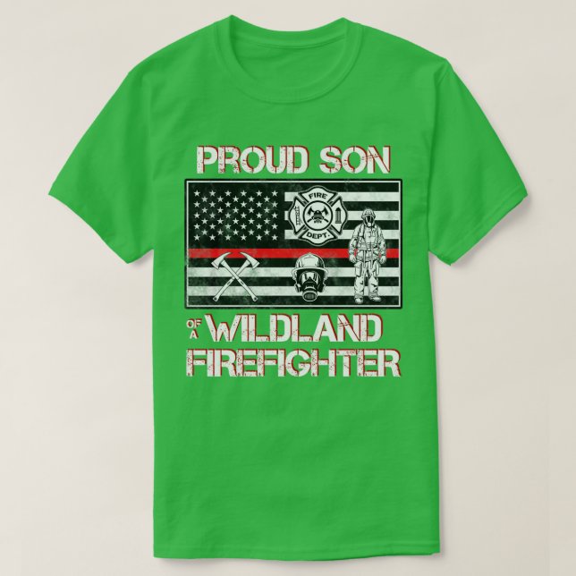 T-shirt Feu Feu Fils Fils Fils Fils Mince Red Line Fumkeju (Design devant)