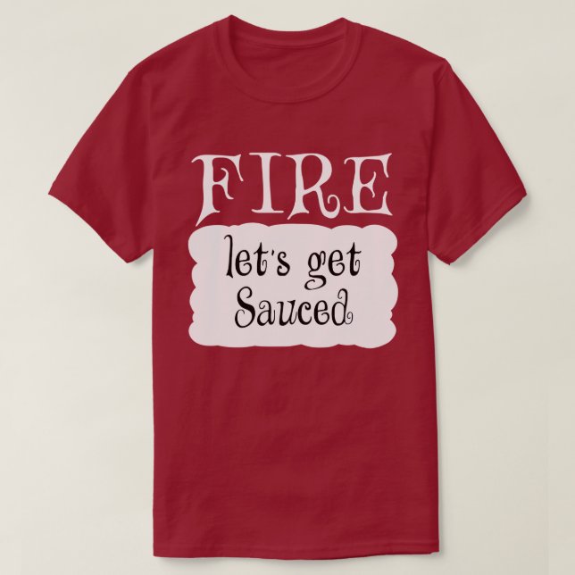 T-shirt FEU Hot Packet Halloween Taco costume (Design devant)