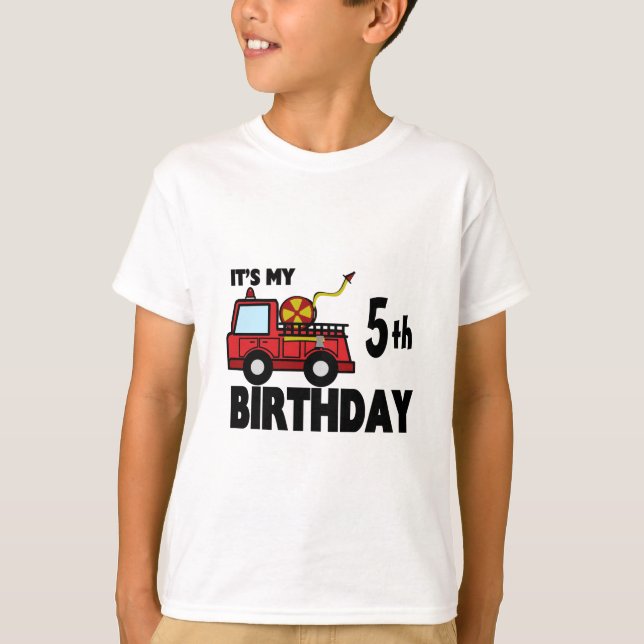 T-shirt FeuCamion Anniversaire (Devant)