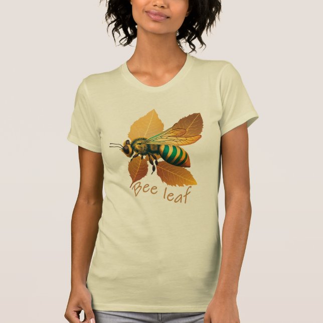 T-shirt feuille d'abeille (Devant)