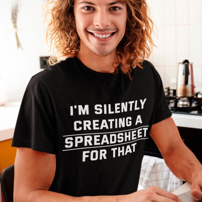 T-shirt Feuille de calcul comptable Actuel Cpa Drôle Dit (Créateur téléchargé)