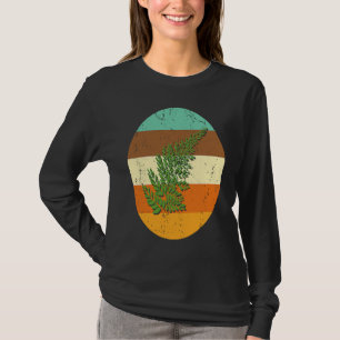 T-shirt Feuille de fougère Plantes vasculaires botaniques