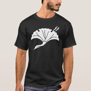 T-shirt Feuille de ginkgo en forme de grue