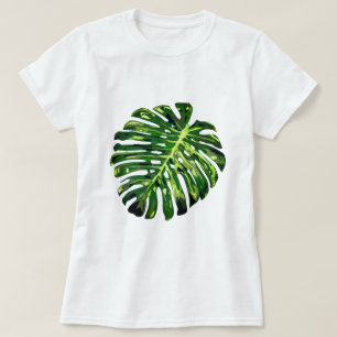 T-shirt Feuille de Monstère tropicale - Vacances d