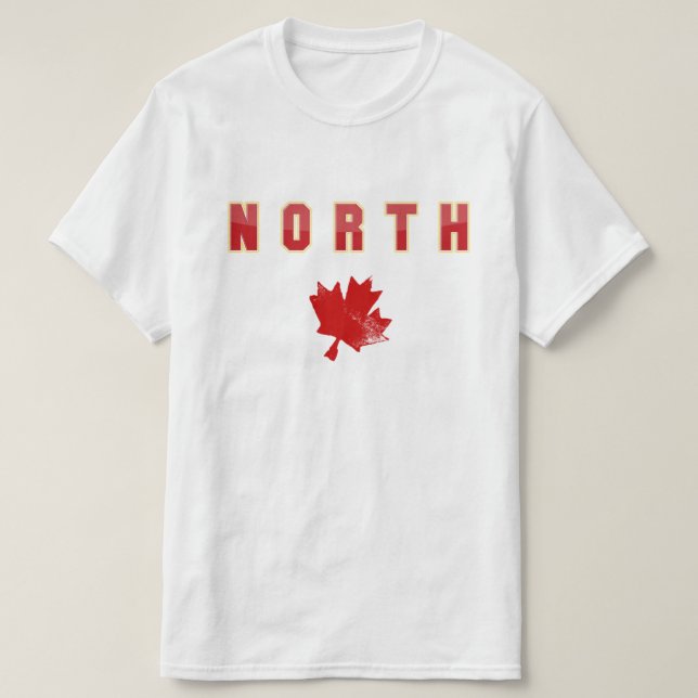T-shirt Feuille d'érable (Design devant)