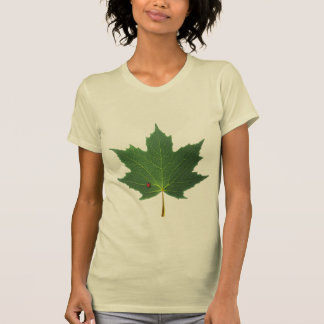 T-SHIRT FEUILLE D'ÉRABLE - COCCINELLE