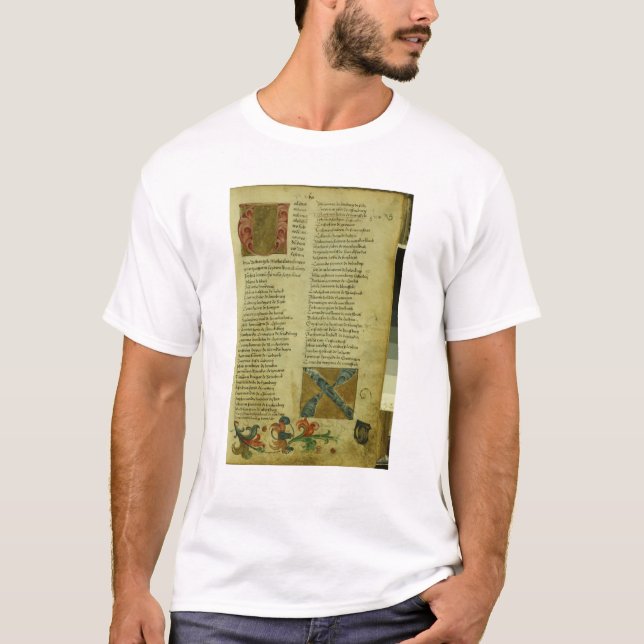 T-shirt Feuille d'inscription de Martin Luther (Devant)