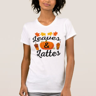 T-shirt Feuille Et Fin Automne Automne