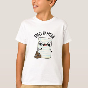 T-shirt Feuille se produit amusant jeu de papier