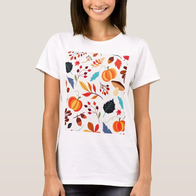T-shirt Feuilles Automne (Devant)