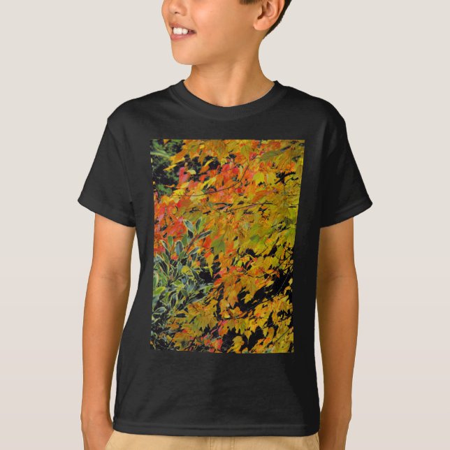 T-shirt Feuilles d'automne (Devant)