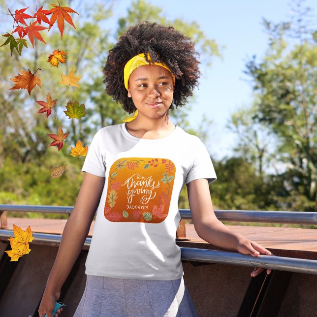 T-Shirt Feuilles D'Automne Correspondantes Famille Réunion (Créateur téléchargé)