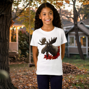 T-Shirt Feuilles de l'érable rouge orignal