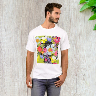 T-shirt Feuilles De Palmiers Et Fleurs