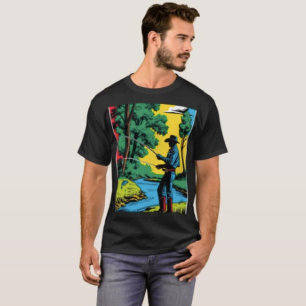 T-shirt Feuilles Lizard et couleur