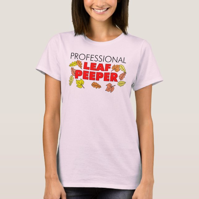 T-shirt Feuilles professionnelles Peeper Feuilles automnal (Devant)