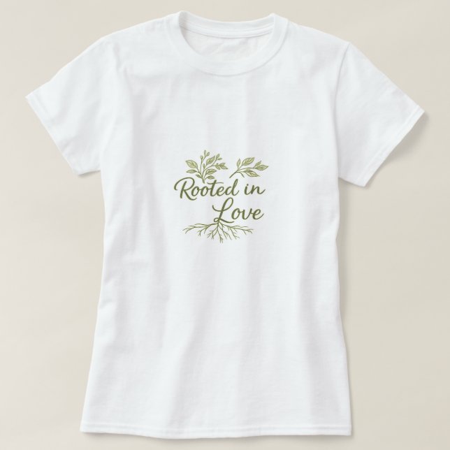 T-shirt Feuilles vertes (Design devant)