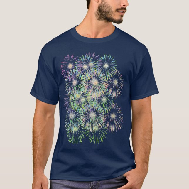 T-shirt Feux colorés (Devant)