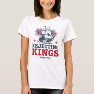T-shirt Feux d'artifice de navire Refusant les rois depuis