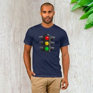 T-shirt Feux de circulation Signal rouge jaune vert