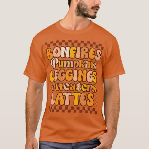 T-shirt feux de joie Légumineuses citrouilles chaudières l