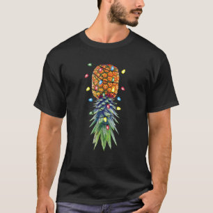 T-shirt Feux de Noël à l'envers du Swinger d'ananas