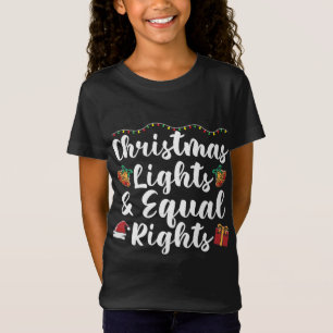 T-Shirt Feux de Noël et égalité des droits