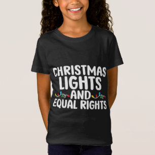 T-Shirt Feux De Noël Et Pyjamas À Équité Des Droits