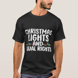 T-shirt Feux De Noël Et Pyjamas À Équité Des Droits