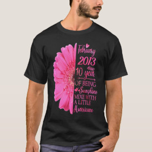 T-shirt Février Fille 2013 T 10 ans 10e anniversaire
