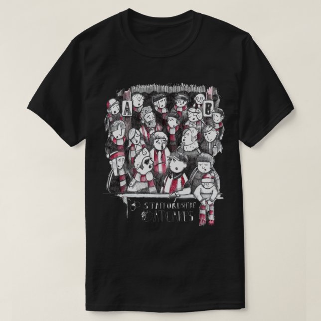 T-shirt FF Stoke City - Fans De Football - Bothen Enders (Design devant)