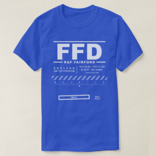 T-shirt FFD de l'aéroport de Fairford