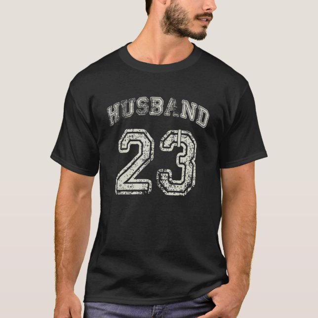 T-shirt Fiançailles du mari Mari correspondant 2023 Hon (Devant)