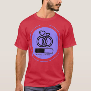 T-shirt Fiançailles Fiancé Fille Garçon Mariée Marié Célib