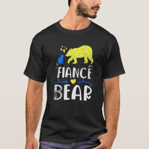 T-shirt Fiance Bear Family Matching Down Syndrome