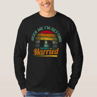 T-shirt Fiancé Fiançailles pour Enterrement de Vie de Garç