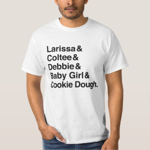 T-shirt fiancé Larissa de 90 jours et esperluète de Coltee