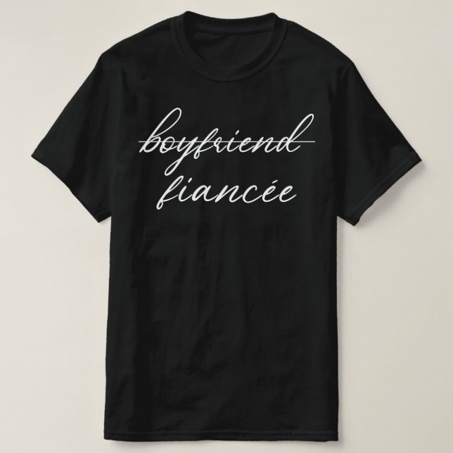 T-shirt fiancée (Design devant)