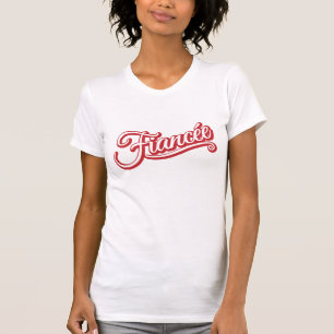T-shirt Fiancée Rouge & Blanc