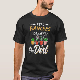 T-shirt Fiancées Jouent Dans La Terre Passion Jardin Jardi